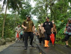 Tanah Amblas di Panusupan Putus Akses Warga, Wabup Dimas Siapkan Skema Perbaikan Bertahap