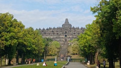 Bayar Tiket Borobudur Bisa Pakai QRIS Tap