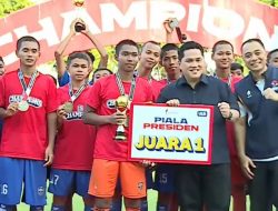Dominasi di Final, ASTI Kudus Angkat Trofi Piala Presiden U-15