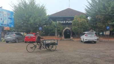Halaman Depan Pasar Puri Akan Diaspal Hotmix, Segini Anggarannya