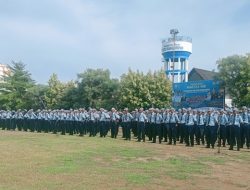 Ribuan Siswa SMK Bina Utama Kendal Dilatih Personel TNI