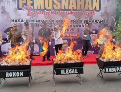 Bea Cukai & Pemkab Demak Musnahkan 1.038.128 Batang Rokok Ilegal