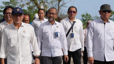 Menko Pangan dan Menteri KKP Tinjau Progres Kampung Nelayan Merah Putih di Purworejo