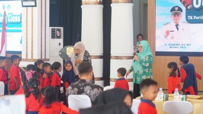 Pendopo Jadi Ruang Belajar, Bunda Literasi Terima Kunjungan Anak KB dan TK