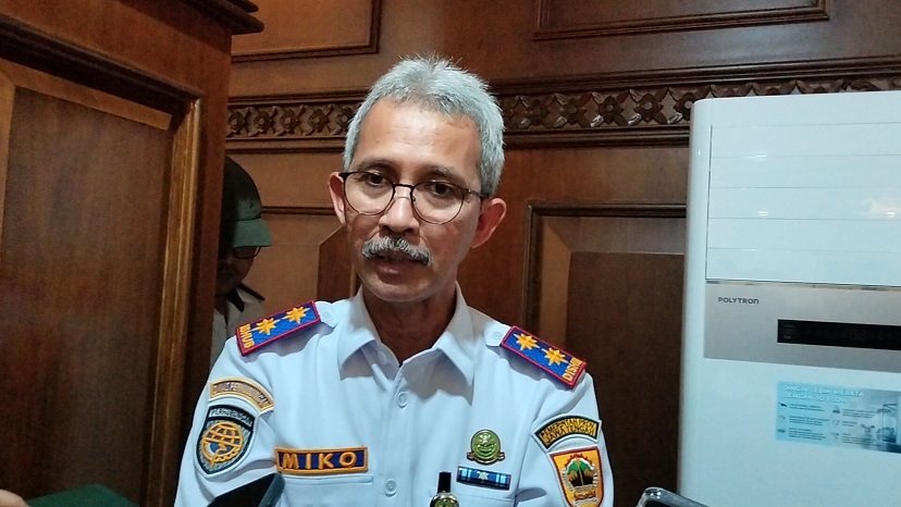 Kepala Dishub Jateng Arief Djatmiko memberikan keterangan terkait persiapan Nataru 2025/2026