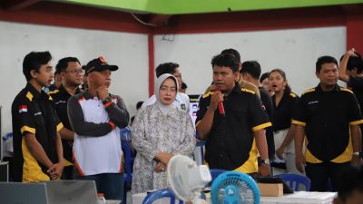 Suasana ratusan peserta mengikuti Kejurkab E-Sports Purworejo 2025 di GOR Sarwo Edhie Wibowo