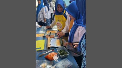 Suasana pelatihan inovasi boga pengolahan ikan yang digelar oleh PDRI Kabupaten Purworejo.