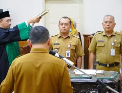 Bupati Pati Lantik Kepala BPKAD dan Kadishub Baru, Tekankan Pelayanan Tulus