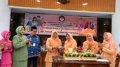 Dharma Wanita Persatuan (DWP) Kabupaten Rembang menggelar puncak peringatan Hari Ulang Tahun (HUT) ke-26