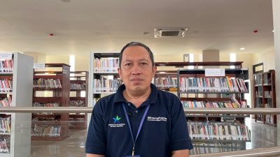 Kepala Dinarpus Rembang memberikan penjelasan terkait target akreditasi perpustakaan sekolah