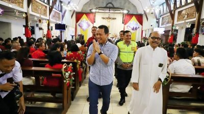 Pastikan Ibadah Aman, Bupati Kudus dan Forkopimda Patroli ke Sejumlah Gereja