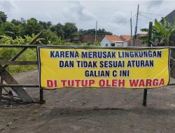 Demi Keselamatan Anak Sekolah, Warga Kaliwungu Nekat Blokir Akses Tambang Galian C