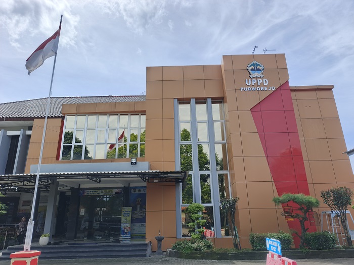 Tampak depan bangunan Kantor UPPD Kabupaten Purworejo.