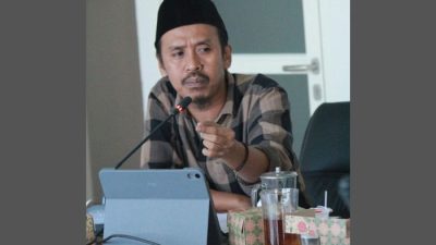 Anggota Komisi A DPRD Pemalang Heru Kundhimiarso saat memberikan keterangan terkait kebijakan UHC