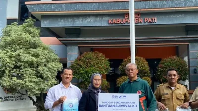 BRI Kanca Pati Dukung Penanganan Banjir, Salurkan Bantuan Rp43,5 Juta melalui BPBD