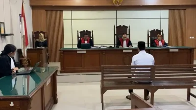‎Proses sidang Anggota DPRD Kabupaten Kudus berinisial S dalam perkara perjudian,
