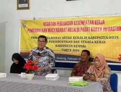 Ketua DPRD Kendal Dorong Padat Karya Infrastruktur di Desa Gedong