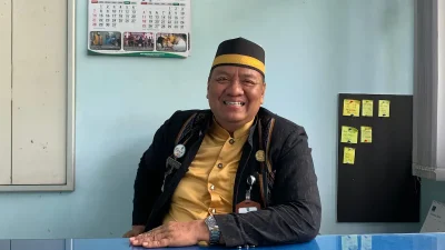 Kepala Dinkes Jepara Hadi Sarwoko memberikan keterangan pers terkait lonjakan kasus DBD.