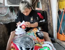 Pengrajin Barongsai Semarang Banjir Pesanan Jelang Imlek 2026, Terkendala Bahan Baku Impor