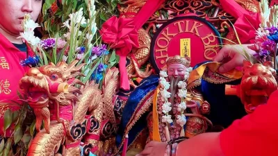 Kirab Bwee Gee Kudus: 34 Kelenteng Ikut Doa Tolak Bala di Hok Hien Bio