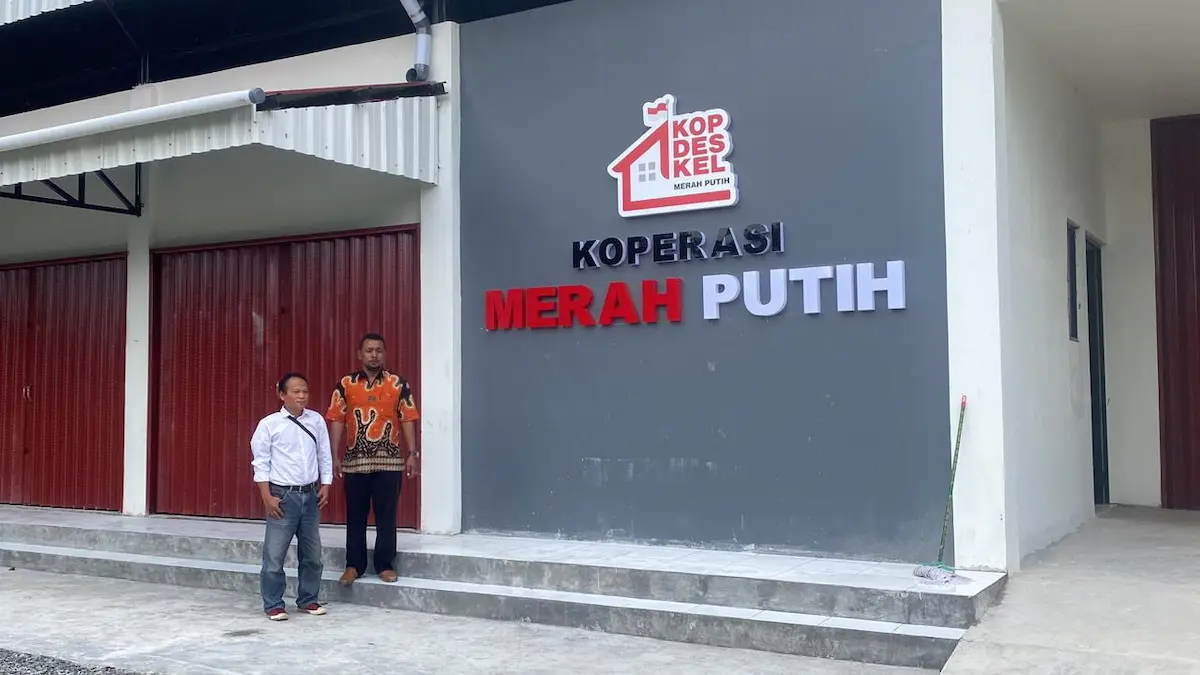 Gedung Koperasi Desa Merah Putih (KDMP) Getas Pejaten Kudus yang telah rampung dibangun.