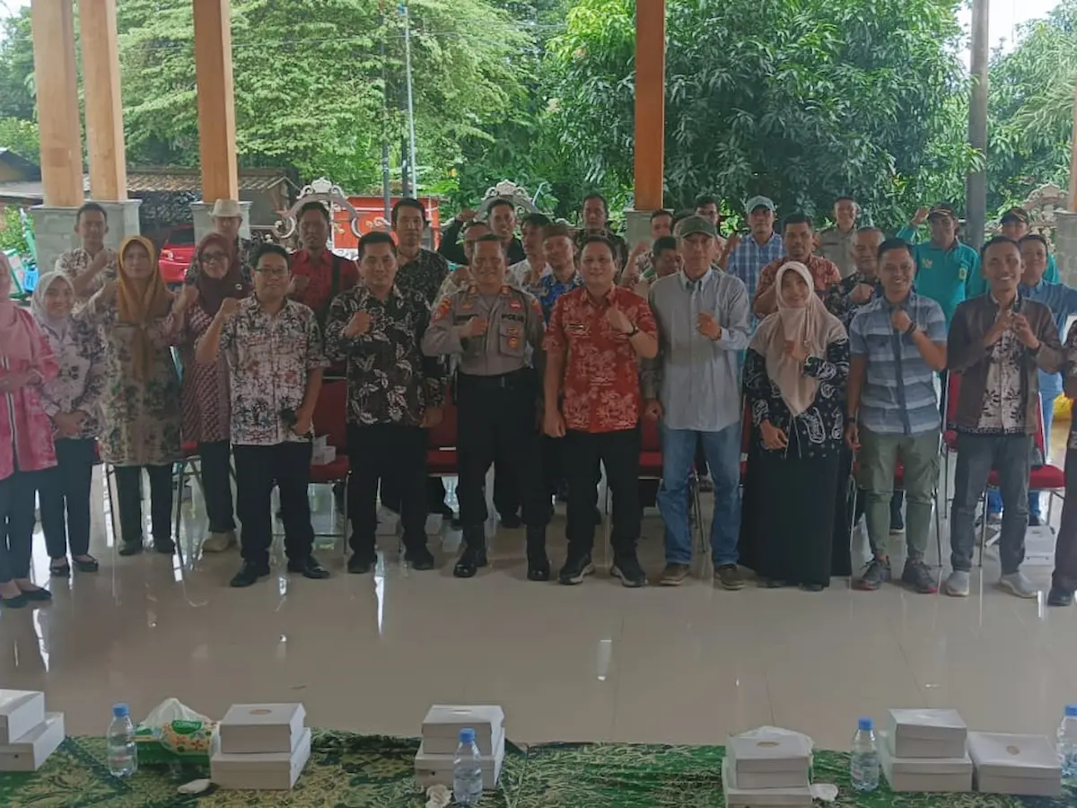 Suasana sosialisasi Pengembangan Pariwisata Pati yang digelar oleh Dinporapar di Pendopo Serbaguna Desa Langse, Kecamatan Margorejo.