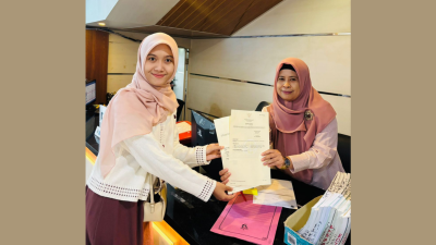 Suasana pelayanan di Kantor Pertanahan Kabupaten Kudus.