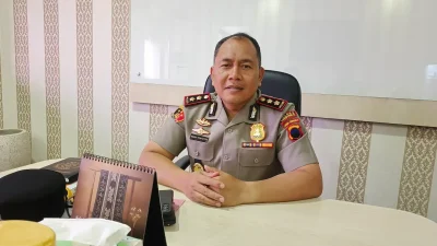 Kapolres Purworejo AKBP Windy Syafutra memberikan keterangan terkait pelaksanaan Operasi Pekat Purworejo menjelang Ramadan 1447 H.