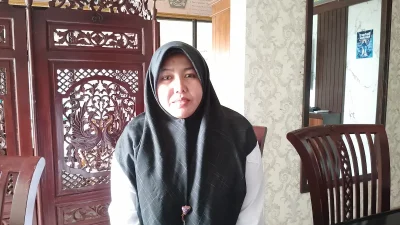 Kepala Seksi PAI Kemenag Demak Salma Munawaroh menjelaskan peningkatan Rapor Pendidikan PAI Demak dan mutu karakter siswa