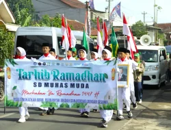 Sambut Ramadhan 1447 H, Ratusan Pelajar Muhammadiyah Sukorejo Gelar Pawai Tarhib