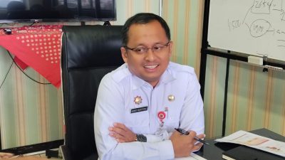 Potret Kepala Badan Kepegawaian, Pendidikan dan Pelatihan (BKPP) Kota Semarang, Joko Hartono saat memberikan keterangan terkait kebijakan ASN.