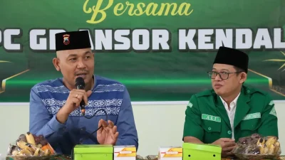 Polres Kendal dan GP Ansor Perkuat Sinergi Jaga Kamtibmas Selama Ramadan 2026