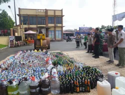 Ribuan Botol Miras di Jepara Dihancurkan Jelang Lebaran, Ini Peringatan Kapolres