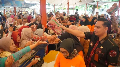 Pemkab Gelar Pasar Murah Jepara, 2.198 Paket Sembako Ludes Setengah Jam