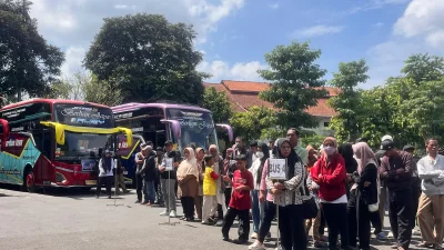 Pemkab Kudus Berangkatkan 300 Warga Program Balik Rantau Gratis ke Jakarta