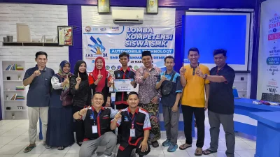 Syaiful Anwar Bawa SMK NU Lasem Raih Juara 1 LKS Automobile Technology Rembang