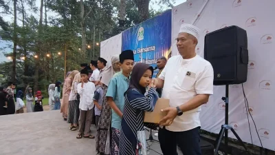 Berkah Ramadan, Pijar Park Kudus Santuni 120 Anak Yatim