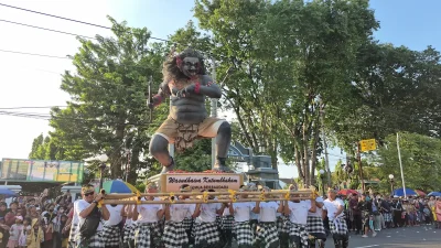 Ribuan Warga Padati Pawai Ogoh-ogoh Semarang, Simbol Kuat Toleransi Beragama