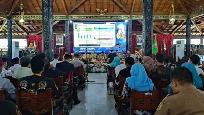 Suasana kegiatan Musyawarah Perencanaan Pembangunan (Musrenbang) RKPD Tahun 2027 yang diselenggarakan oleh Pemerintah Kabupaten Demak.
