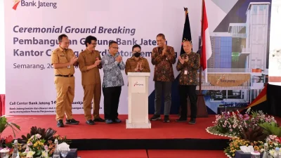 Bangun Gedung Baru Rp 32,4 Miliar, Bank Jateng Cabang Semarang Bidik Keragaman Potensi Ekonomi
