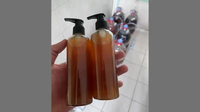 Siswa MTs NU TBS Kudus Olah Limbah MBG Jadi Sabun Cuci Piring