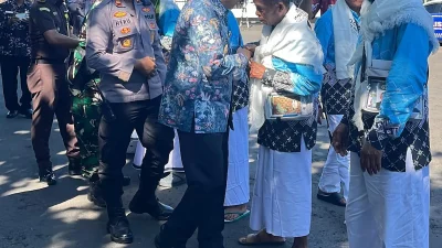Ratusan Jemaah Haji Asal Pati Mulai Diberangkatkan ke Asrama Haji Donohudan