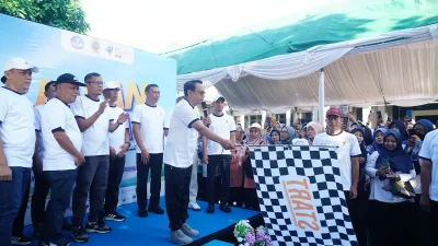 Diikuti Ribuan Guru, Ini Pesan Penting Plt Bupati Pati di Momen Jalan Santai Hardiknas