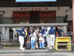 Libur Panjang, Volume Penumpang KA di Stasiun Kutoarjo Melonjak 68 Persen