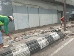 Trotoar Jalan Sudirman Pati Dibongkar, Bakal Disulap Mirip Malioboro dengan Dana Rp 18 Miliar