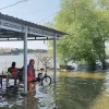 Banjir Rob di Desa Tunggulsari Pati Kian Parah, Kerugian Capai Rp 2 Miliar