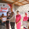 Sasar Warga Kurang Mampu, Polres Kendal Bagikan Sembako dan Gelar Donor Darah di Ngampel