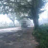 Pabrik Dua Putra Pati Terbakar, Kabut Asap Penuhi Jalan Pantura