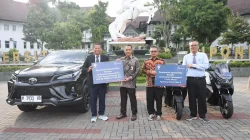 Bank Jateng Serahkan Fortuner dan NMax untuk Dukung Operasional Undip
