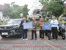 Bank Jateng Serahkan Fortuner dan NMax untuk Dukung Operasional Undip